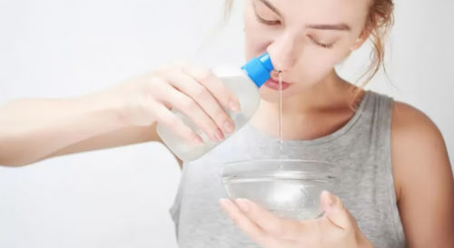 saline nasal irrigation